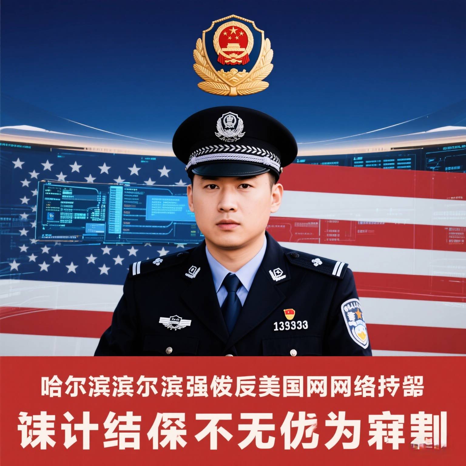 哈爾濱市公安局回應美網絡攻擊，堅決捍衛(wèi)網絡安全，維護國家利益，哈爾濱市公安局回應美國網絡攻擊，堅決捍衛(wèi)網絡安全，維護國家利益不受侵犯
