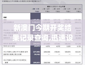 新澳門(mén)歷史記錄查詢大全，澳門(mén)歷史記錄查詢大全，探索過(guò)去，展望未來(lái)