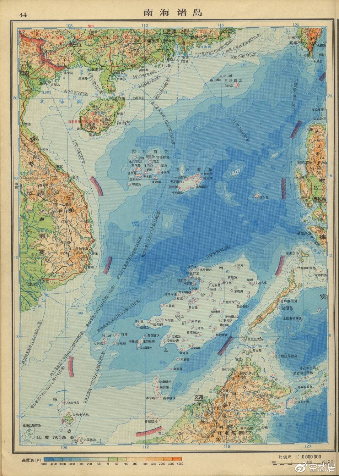 中國(guó)南海地圖高清版大圖，探索南海的神秘與壯觀，中國(guó)南海高清地圖探索，神秘與壯觀的旅程